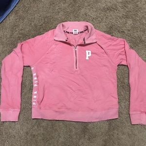 VS Pink quarter zip